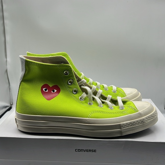 Converse
x Comme des Garçons Chuck 70 Hi AC "Bright Green" sneakers - Picture 7 of 9